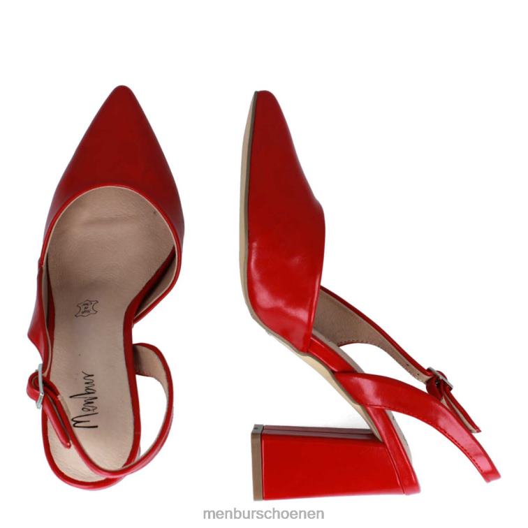 rood middelhoge en lage hakken 64N062095 vomano vrouwen Menbur