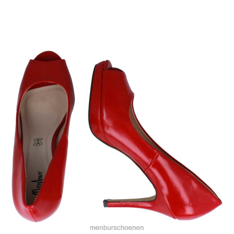 rood middelhoge en lage hakken 64N062100 villadose vrouwen Menbur