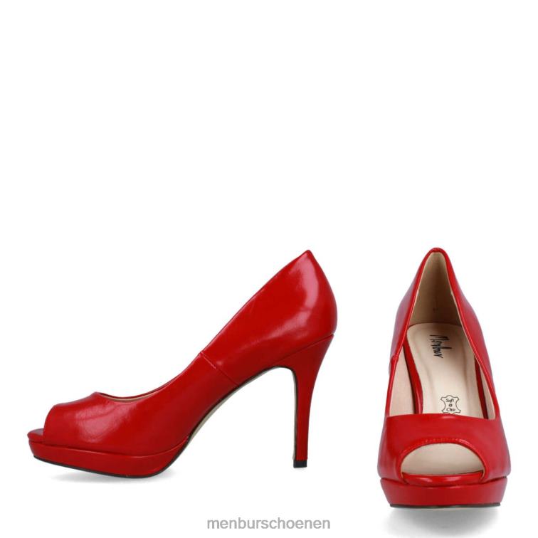 rood middelhoge en lage hakken 64N062100 villadose vrouwen Menbur