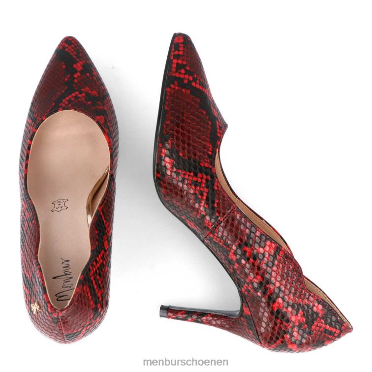 rood middelhoge en lage hakken 64N062131 tarvisio vrouwen Menbur