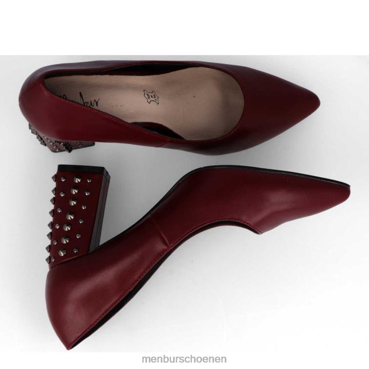 rood middelhoge en lage hakken 64N062190 tampolose vrouwen Menbur
