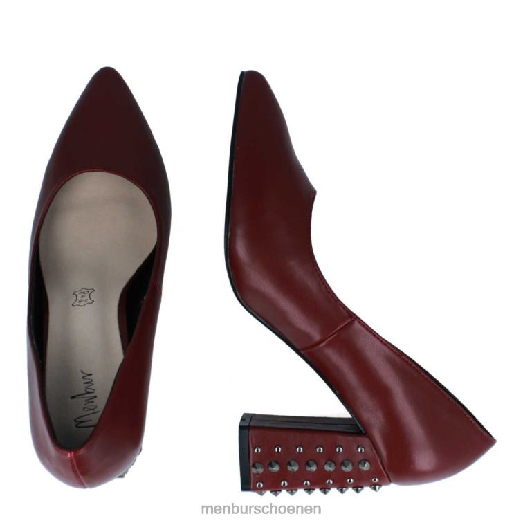 rood middelhoge en lage hakken 64N062190 tampolose vrouwen Menbur