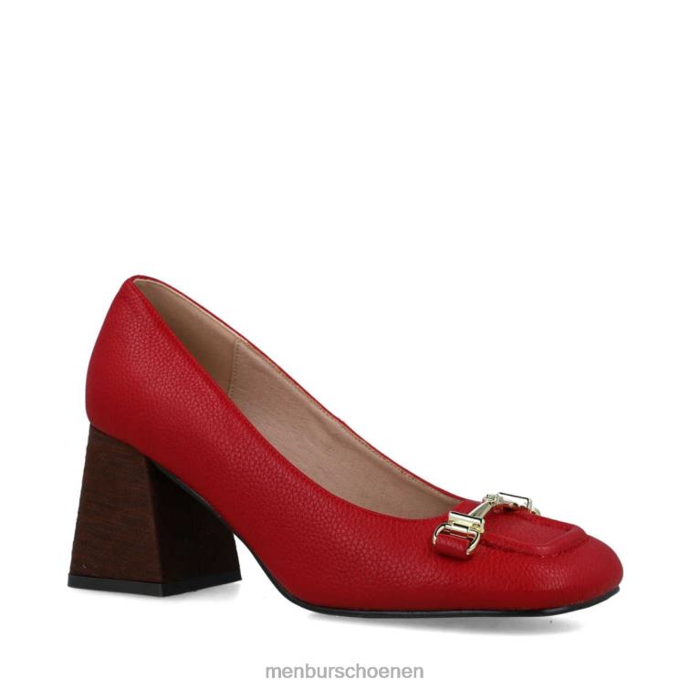 rood middelhoge en lage hakken 64N065624 koraal vrouwen Menbur
