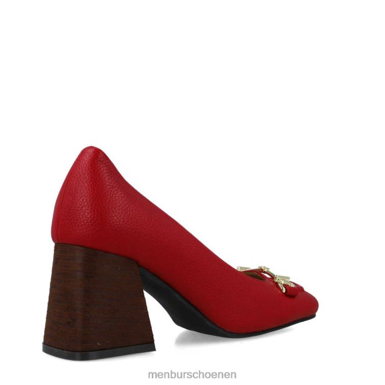 rood middelhoge en lage hakken 64N065624 koraal vrouwen Menbur
