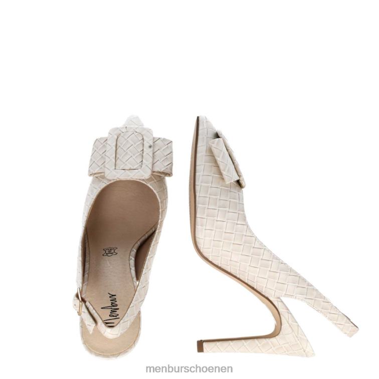 wit middelhoge en lage hakken 64N065685 anortosita vrouwen Menbur