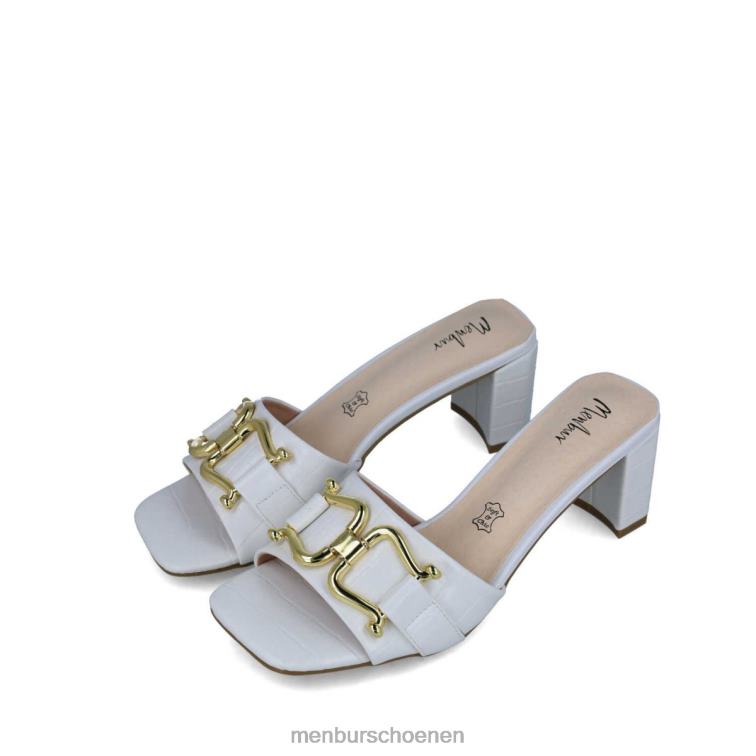 wit middelhoge en lage hakken 64N065859 metis vrouwen Menbur