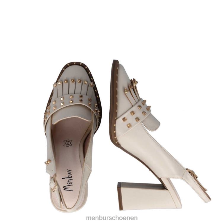 wit middelhoge en lage hakken 64N065878 oleandra vrouwen Menbur