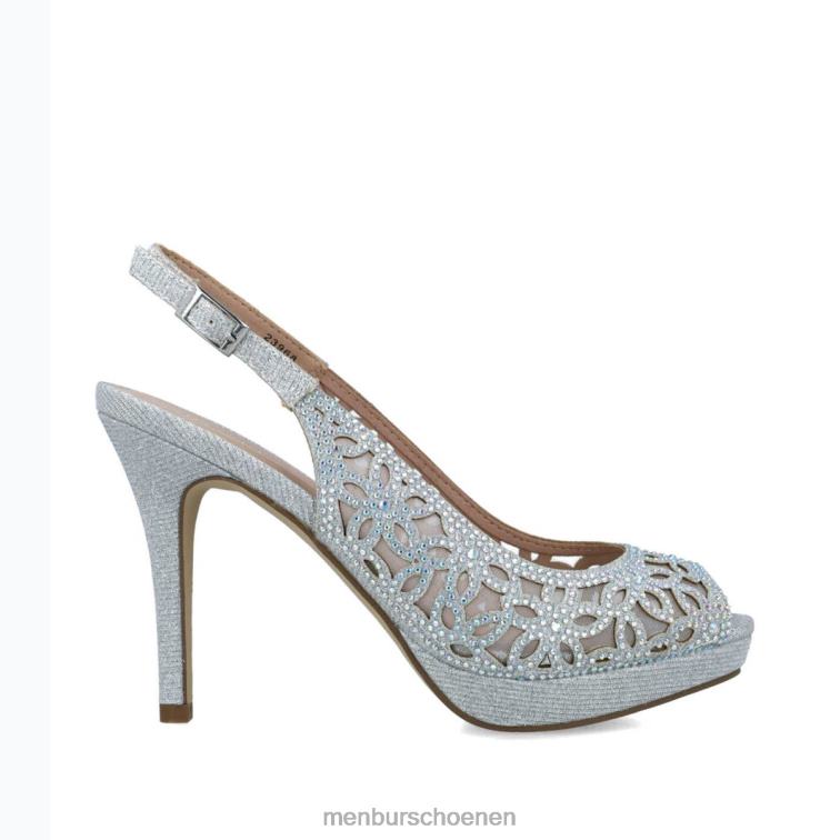 zilver middelhoge en lage hakken 64N061603 canopus vrouwen Menbur