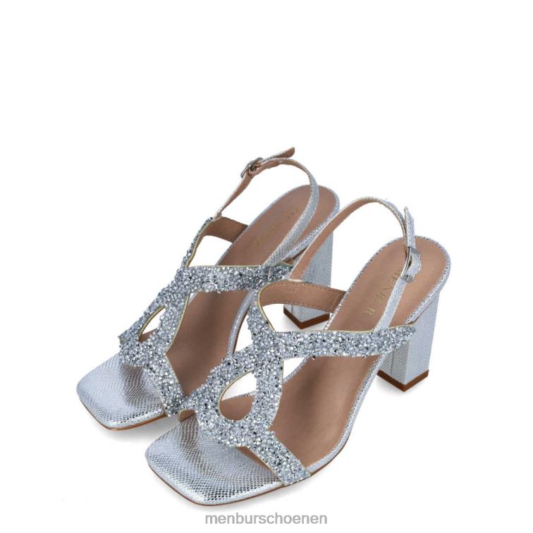 zilver middelhoge en lage hakken 64N061696 urania vrouwen Menbur