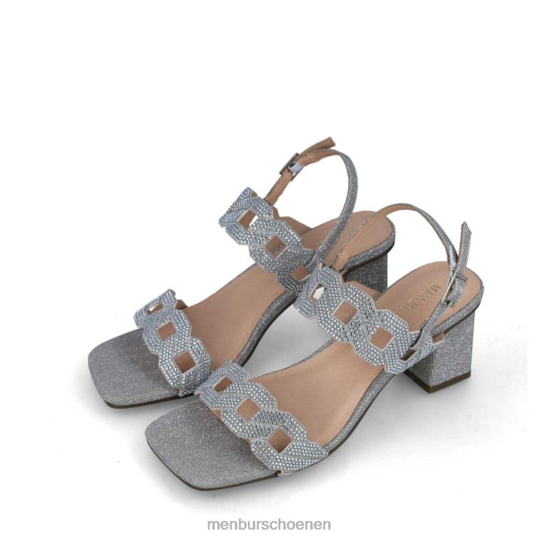 zilver middelhoge en lage hakken 64N061697 heosforo vrouwen Menbur