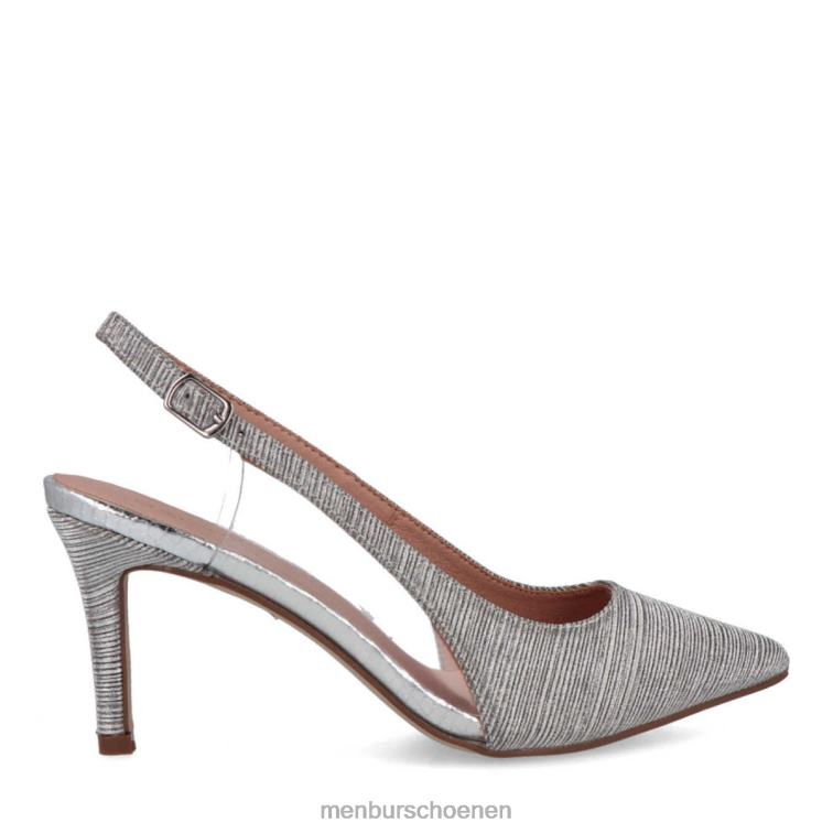 zilver middelhoge en lage hakken 64N061742 Pasquali vrouwen Menbur