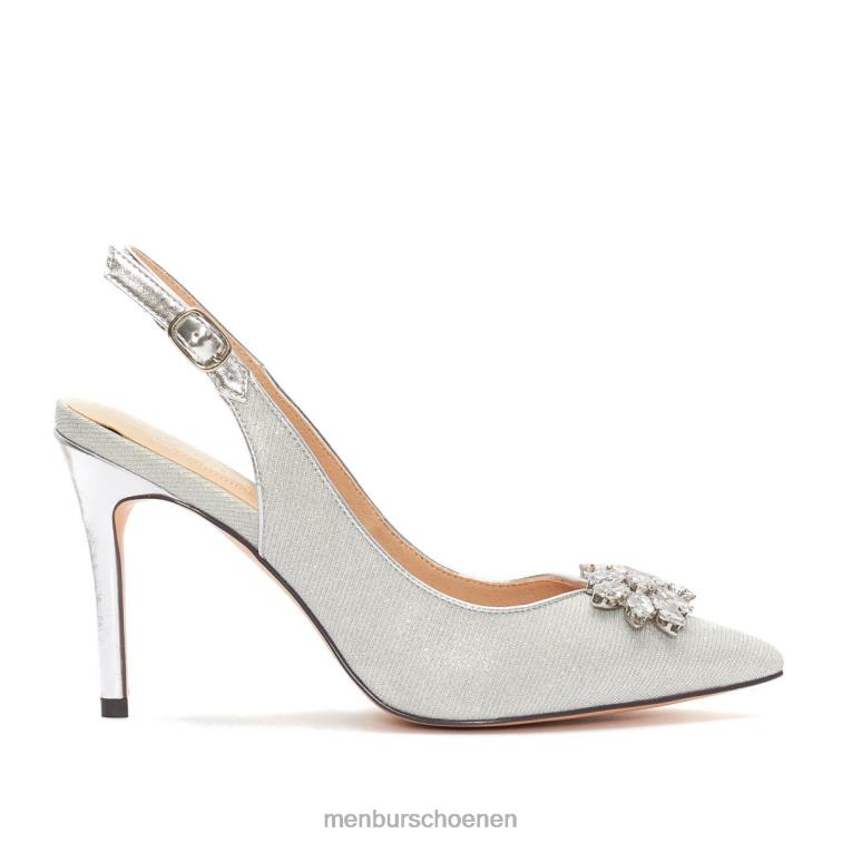 zilver middelhoge en lage hakken 64N061880 pezze vrouwen Menbur