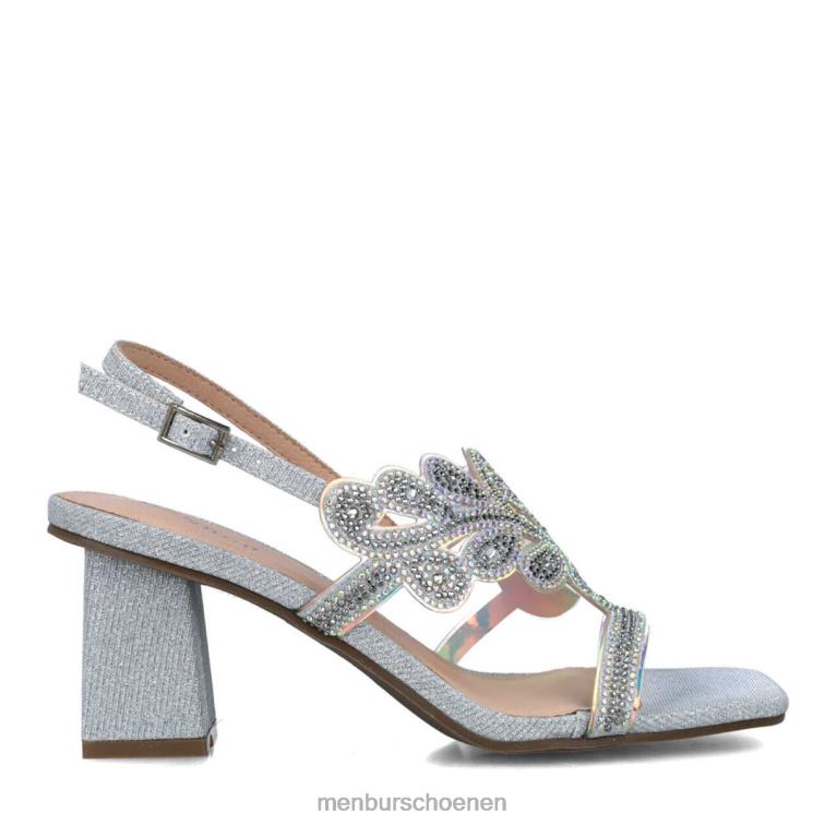 zilver middelhoge en lage hakken 64N065649 obsidiaan vrouwen Menbur