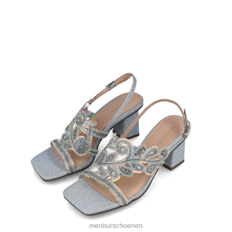 zilver middelhoge en lage hakken 64N065649 obsidiaan vrouwen Menbur