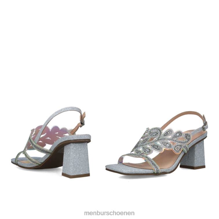 zilver middelhoge en lage hakken 64N065649 obsidiaan vrouwen Menbur