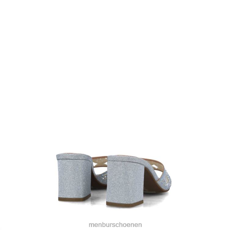 zilver middelhoge en lage hakken 64N065657 hamburger vrouwen Menbur