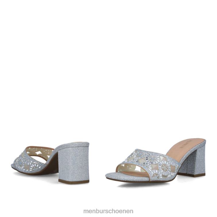 zilver middelhoge en lage hakken 64N065657 hamburger vrouwen Menbur