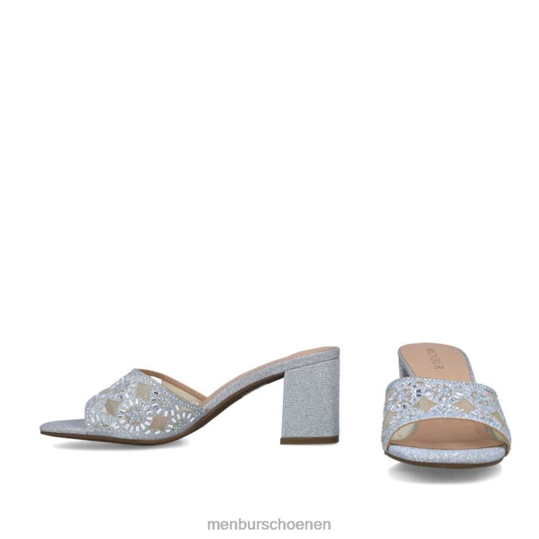 zilver middelhoge en lage hakken 64N065657 hamburger vrouwen Menbur