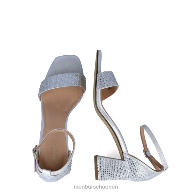 zilver middelhoge en lage hakken 64N065673 aquamarina vrouwen Menbur