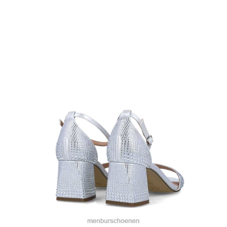 zilver middelhoge en lage hakken 64N065673 aquamarina vrouwen Menbur