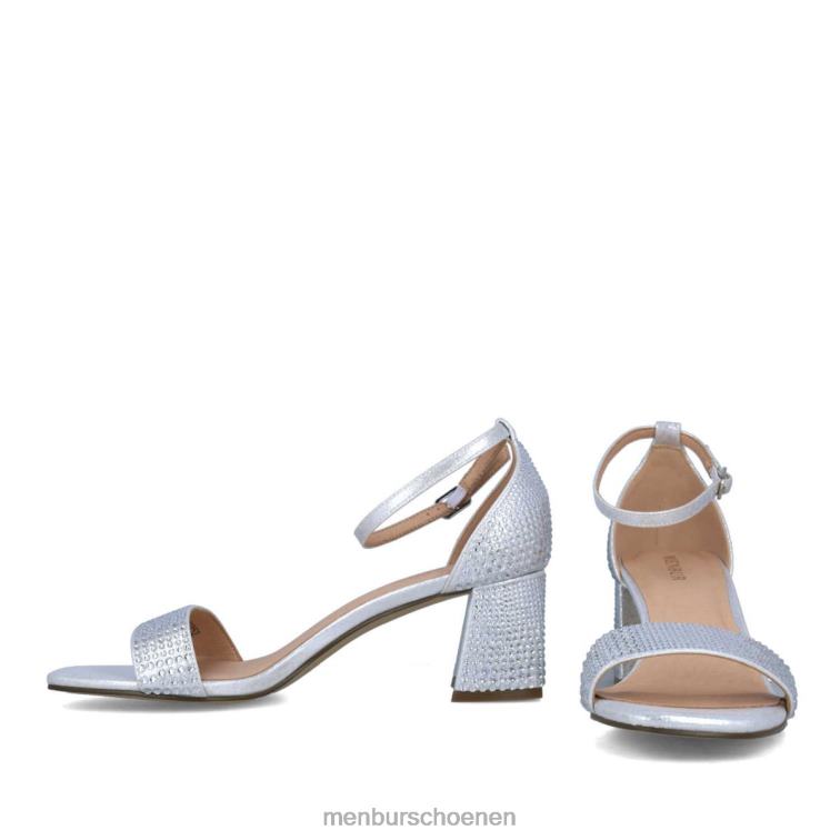 zilver middelhoge en lage hakken 64N065673 aquamarina vrouwen Menbur