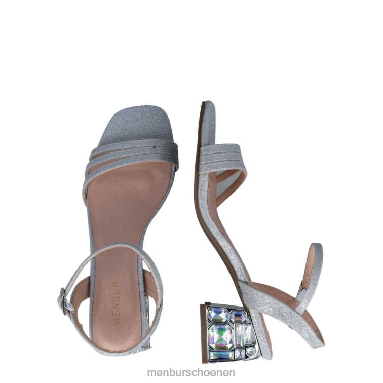 zilver middelhoge en lage hakken 64N065674 Moldavië vrouwen Menbur