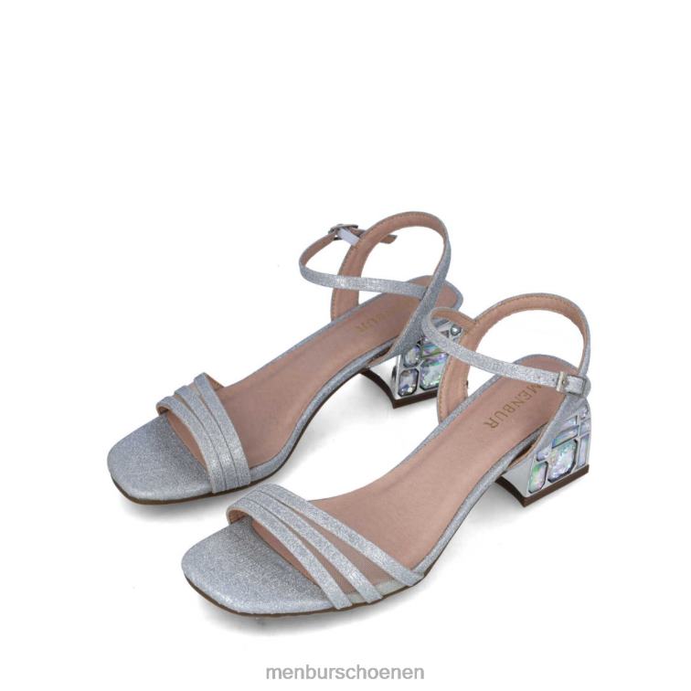 zilver middelhoge en lage hakken 64N065674 Moldavië vrouwen Menbur