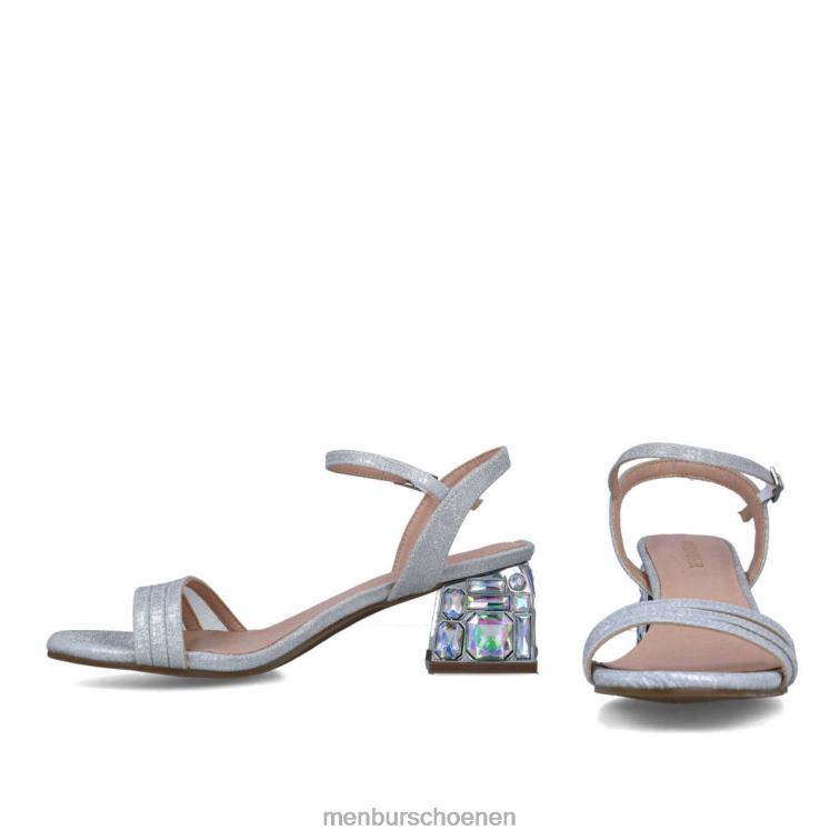 zilver middelhoge en lage hakken 64N065674 Moldavië vrouwen Menbur