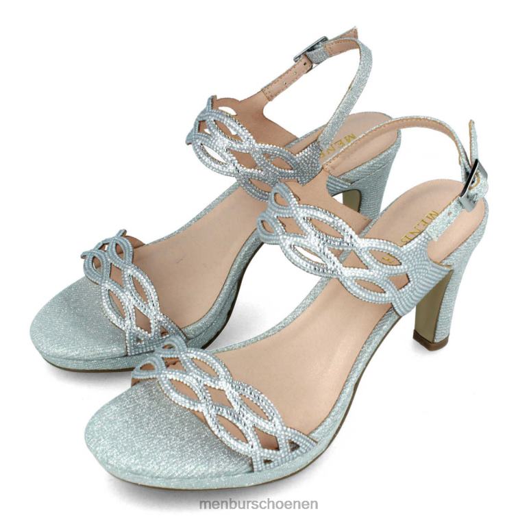 zilver middelhoge en lage hakken 64N065798 altino vrouwen Menbur