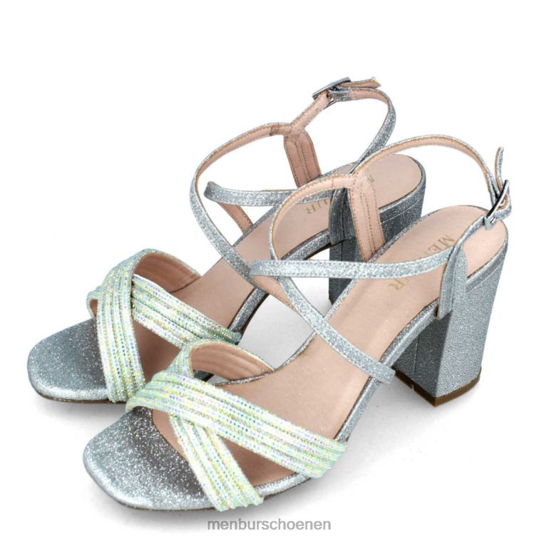 zilver middelhoge en lage hakken 64N065890 torinese vrouwen Menbur