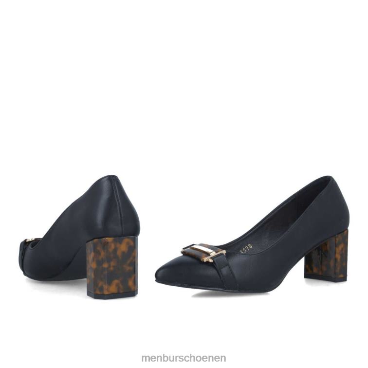 zwart middelhoge en lage hakken 64N061631 demantoide vrouwen Menbur