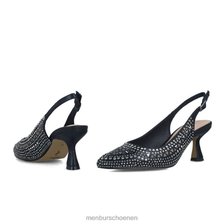 zwart middelhoge en lage hakken 64N061638 axinita vrouwen Menbur