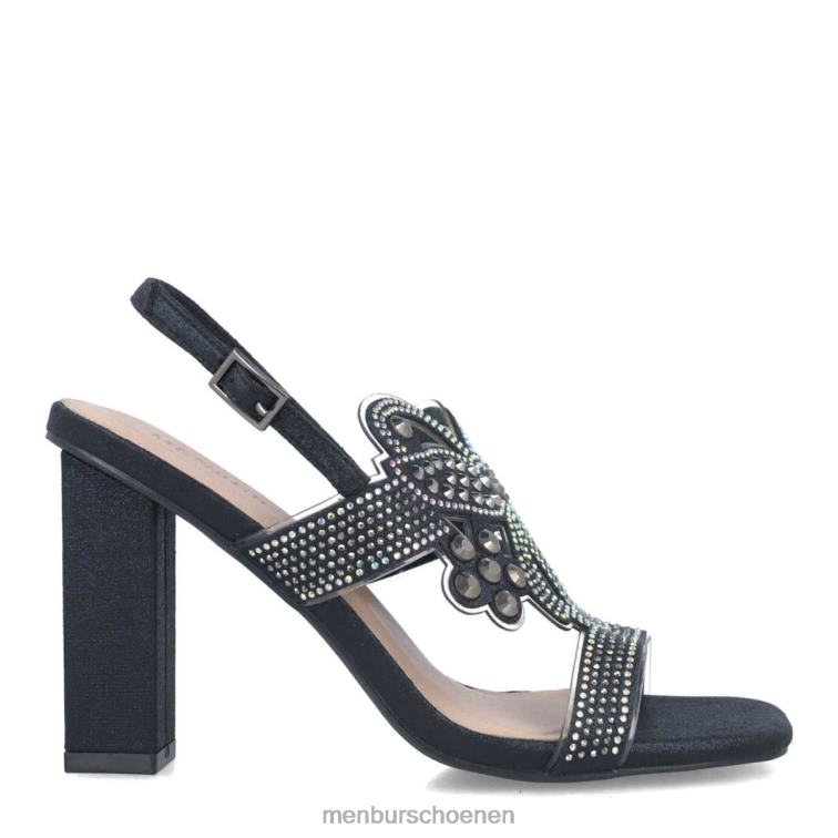 zwart middelhoge en lage hakken 64N061656 onix vrouwen Menbur