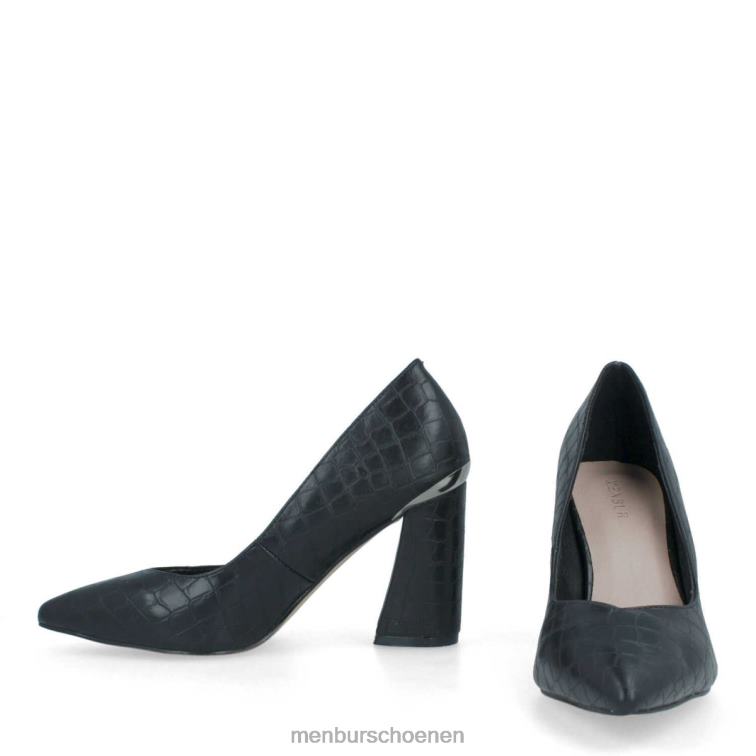 zwart middelhoge en lage hakken 64N061739 padula vrouwen Menbur