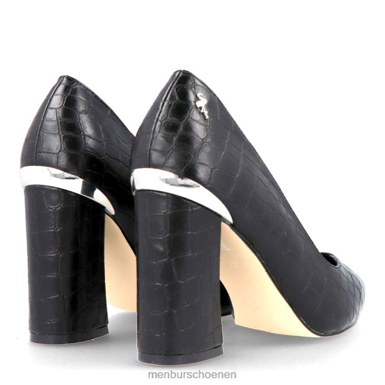 zwart middelhoge en lage hakken 64N061739 padula vrouwen Menbur