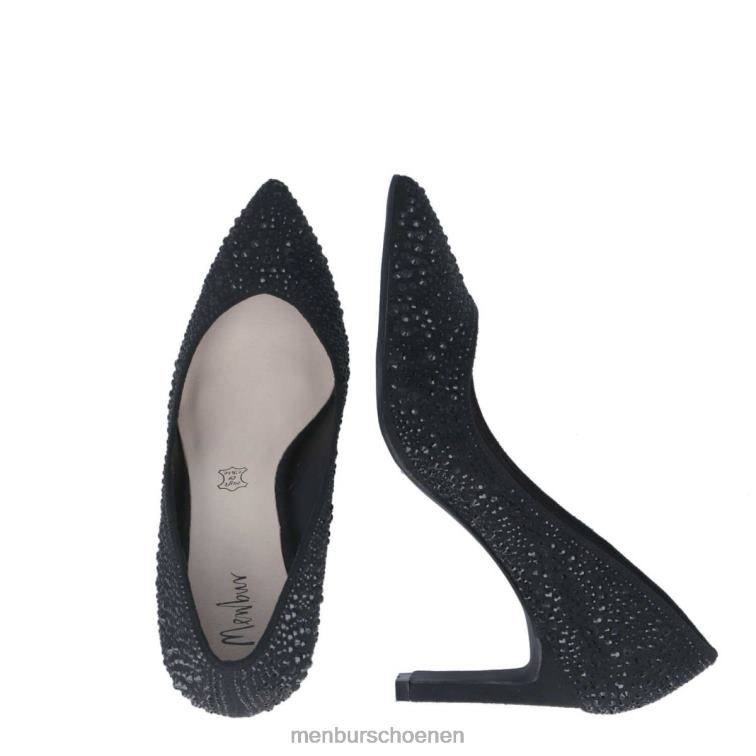 zwart middelhoge en lage hakken 64N061749 honia vrouwen Menbur