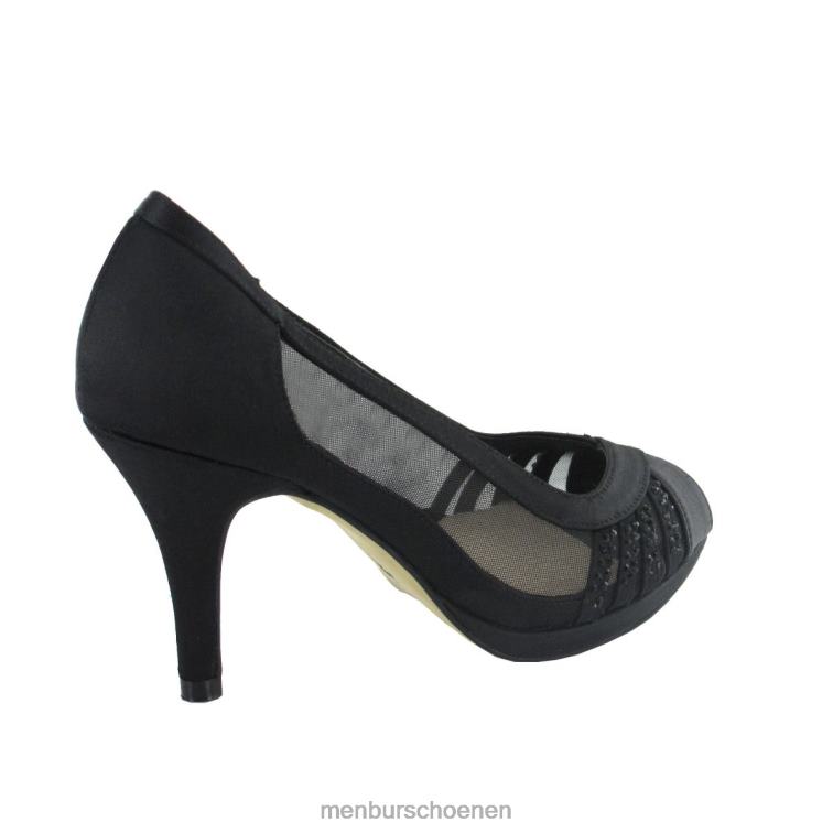 zwart middelhoge en lage hakken 64N061775 balkons vrouwen Menbur