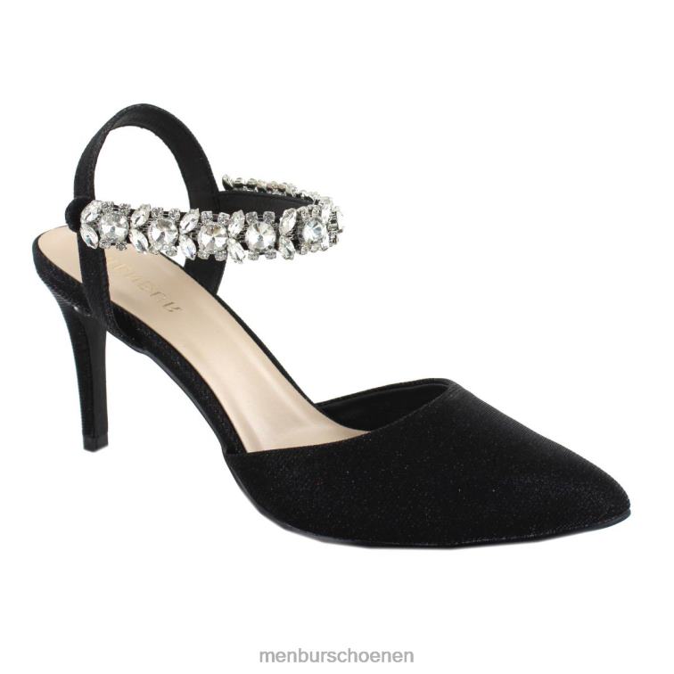 zwart middelhoge en lage hakken 64N061821 scherp vrouwen Menbur