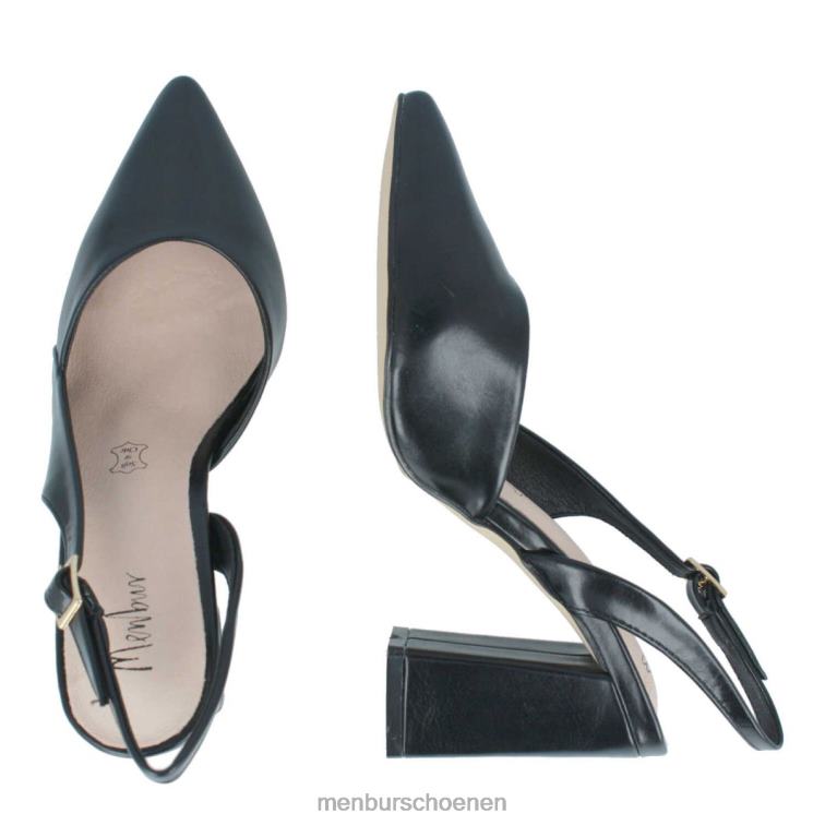 zwart middelhoge en lage hakken 64N062094 vomano vrouwen Menbur
