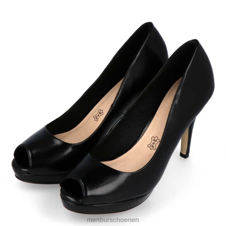 zwart middelhoge en lage hakken 64N062103 villadose vrouwen Menbur