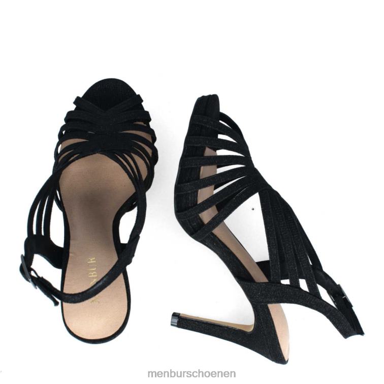 zwart middelhoge en lage hakken 64N062122 strepeto vrouwen Menbur