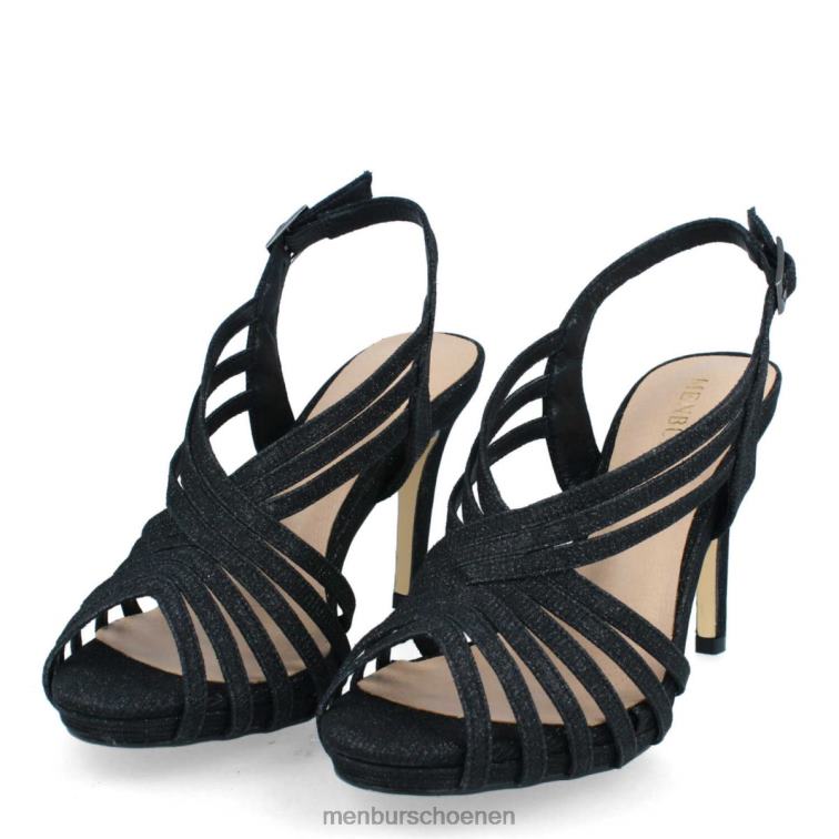 zwart middelhoge en lage hakken 64N062122 strepeto vrouwen Menbur