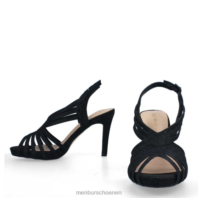 zwart middelhoge en lage hakken 64N062122 strepeto vrouwen Menbur