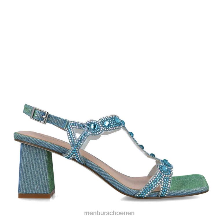 azul medio sandalen 64N062591 camelopardalis vrouwen Menbur