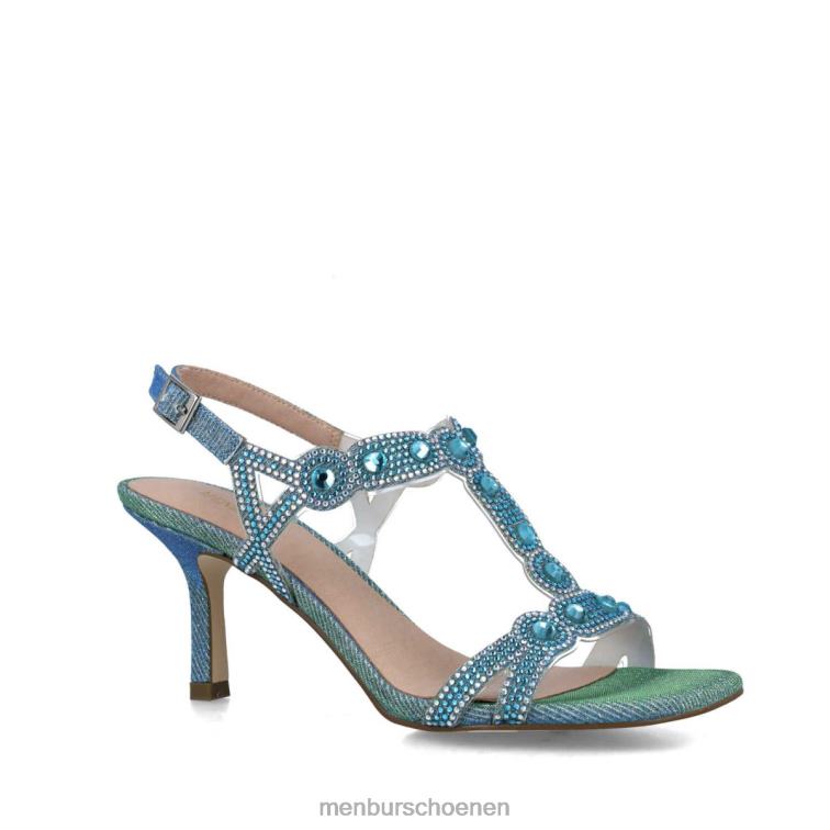 azul medio sandalen 64N062780 camelopardalis vrouwen Menbur