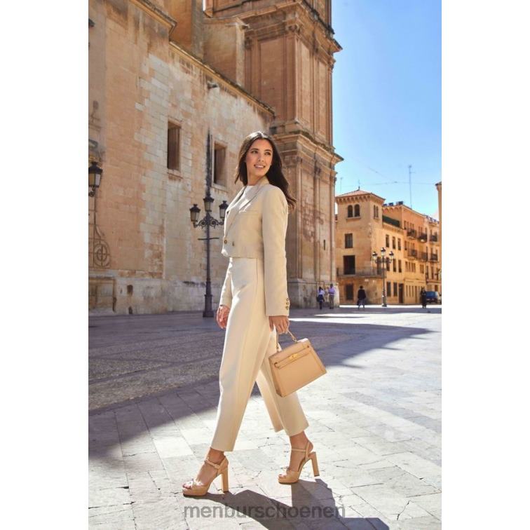 beige sandalen 64N062596 octanen vrouwen Menbur