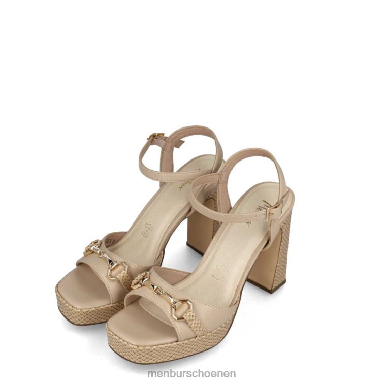 beige sandalen 64N062596 octanen vrouwen Menbur