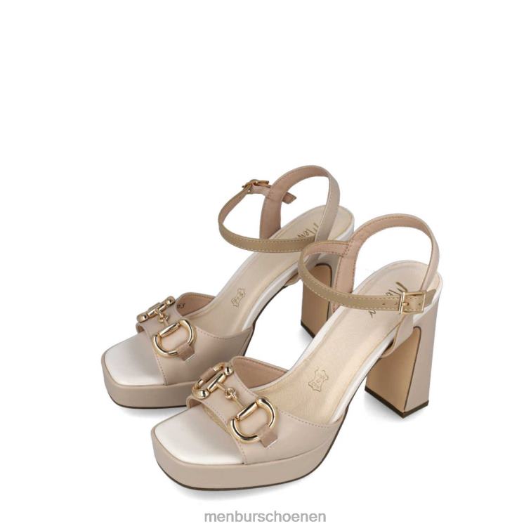 beige sandalen 64N062629 slangen vrouwen Menbur