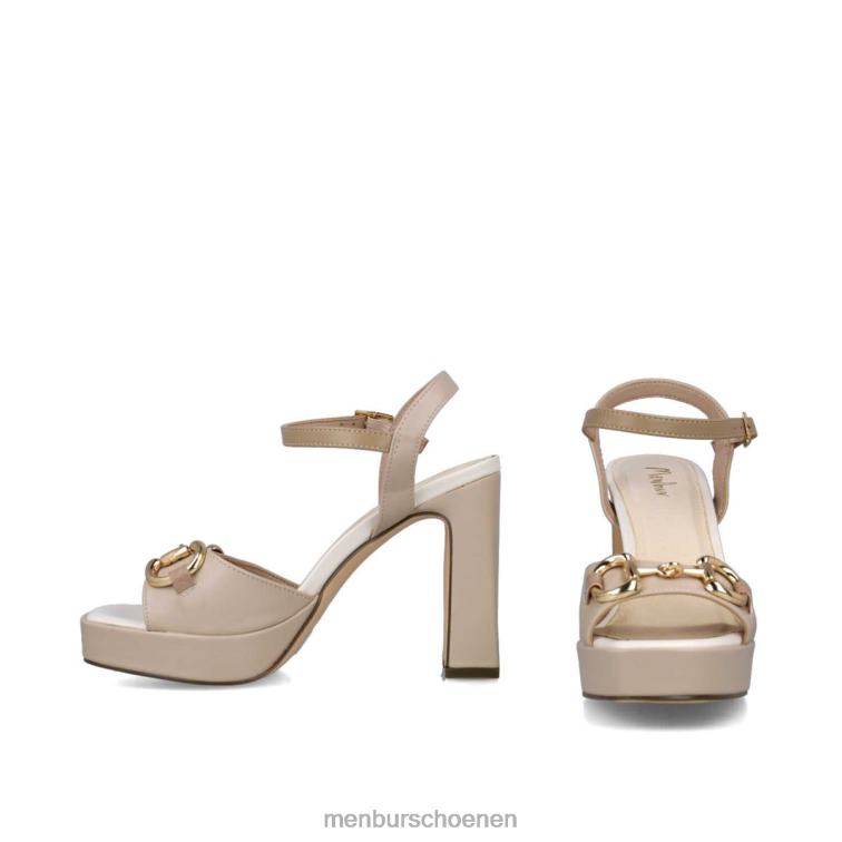 beige sandalen 64N062629 slangen vrouwen Menbur
