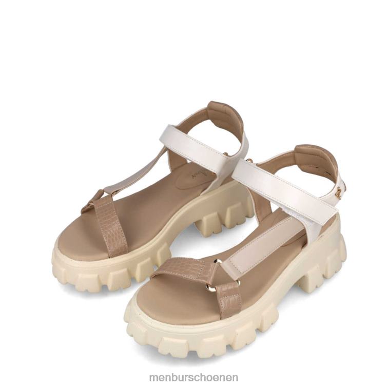 beige sandalen 64N062904 slangen vrouwen Menbur